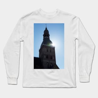 Tower of the Riga Cathedral Long Sleeve T-Shirt